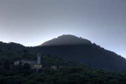 Sonnenuntergang über Sant' Agata bei Cannobio 