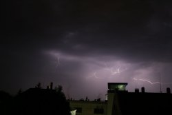 Blitz über Donaueschingen am 14.07.2010 - 2