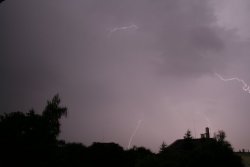 Blitz über Donaueschingen am 14.07.2010 - 5