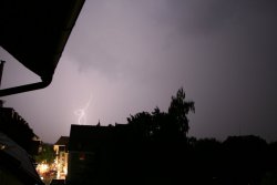 Blitz über Donaueschingen am 14.07.2010 - 6